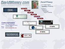 Tablet Screenshot of davidwinney.com